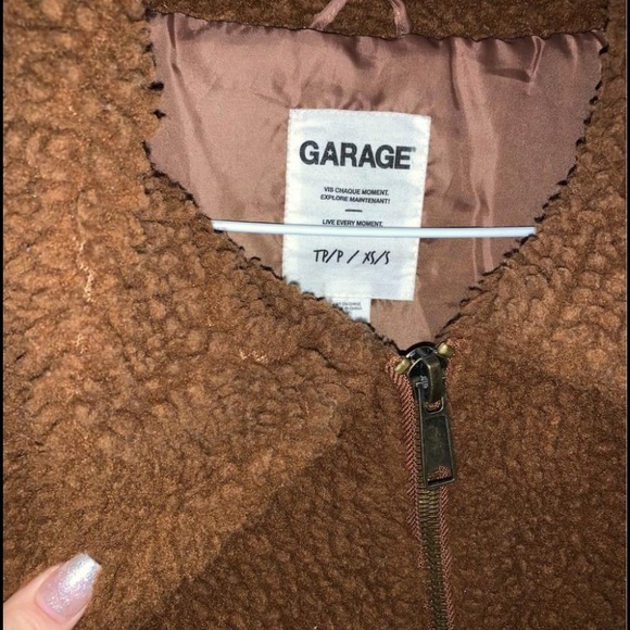 Long Garage Teddy Coat - Picture 2 of 3
